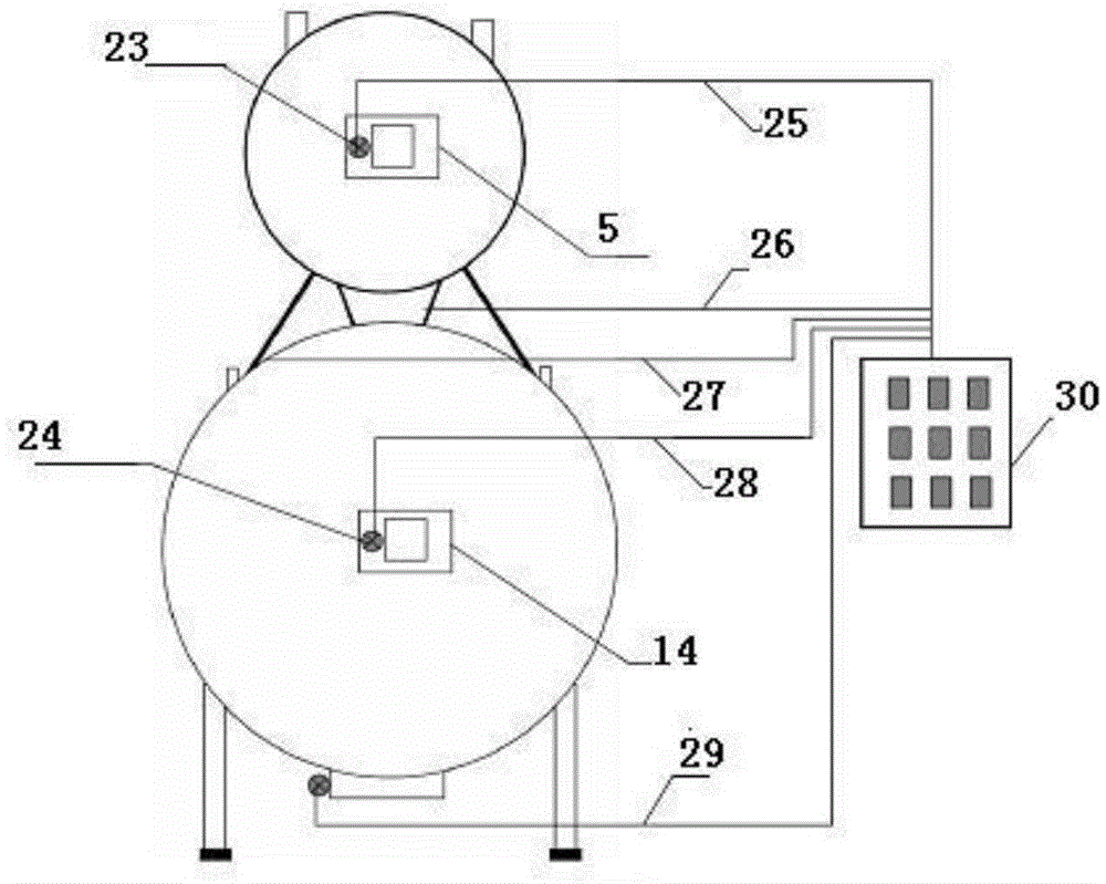 Automatic mixing device for mixed feed additive