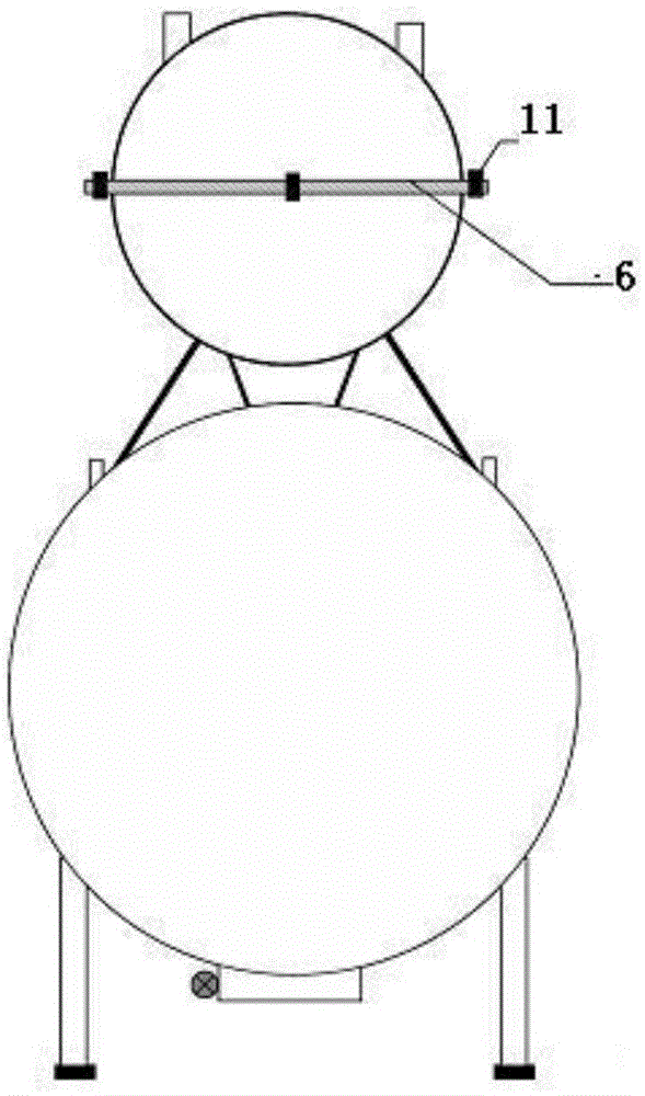 Automatic mixing device for mixed feed additive