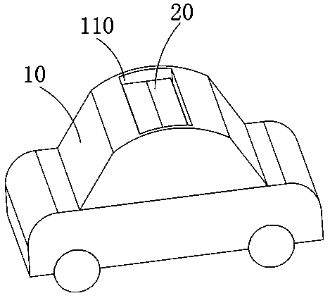 Solar vehicle with foldable photovoltaic panel