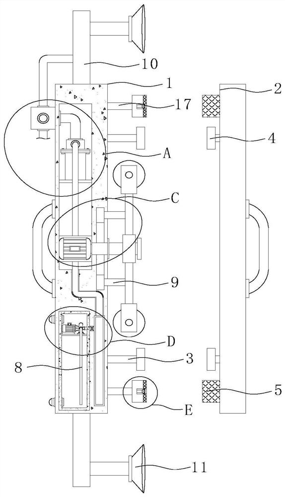 High-rise building glass cleaning mechanical device based on Internet of Things