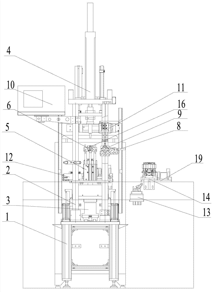 Online cold-pressing assembling device for oil suction pipes of compressors