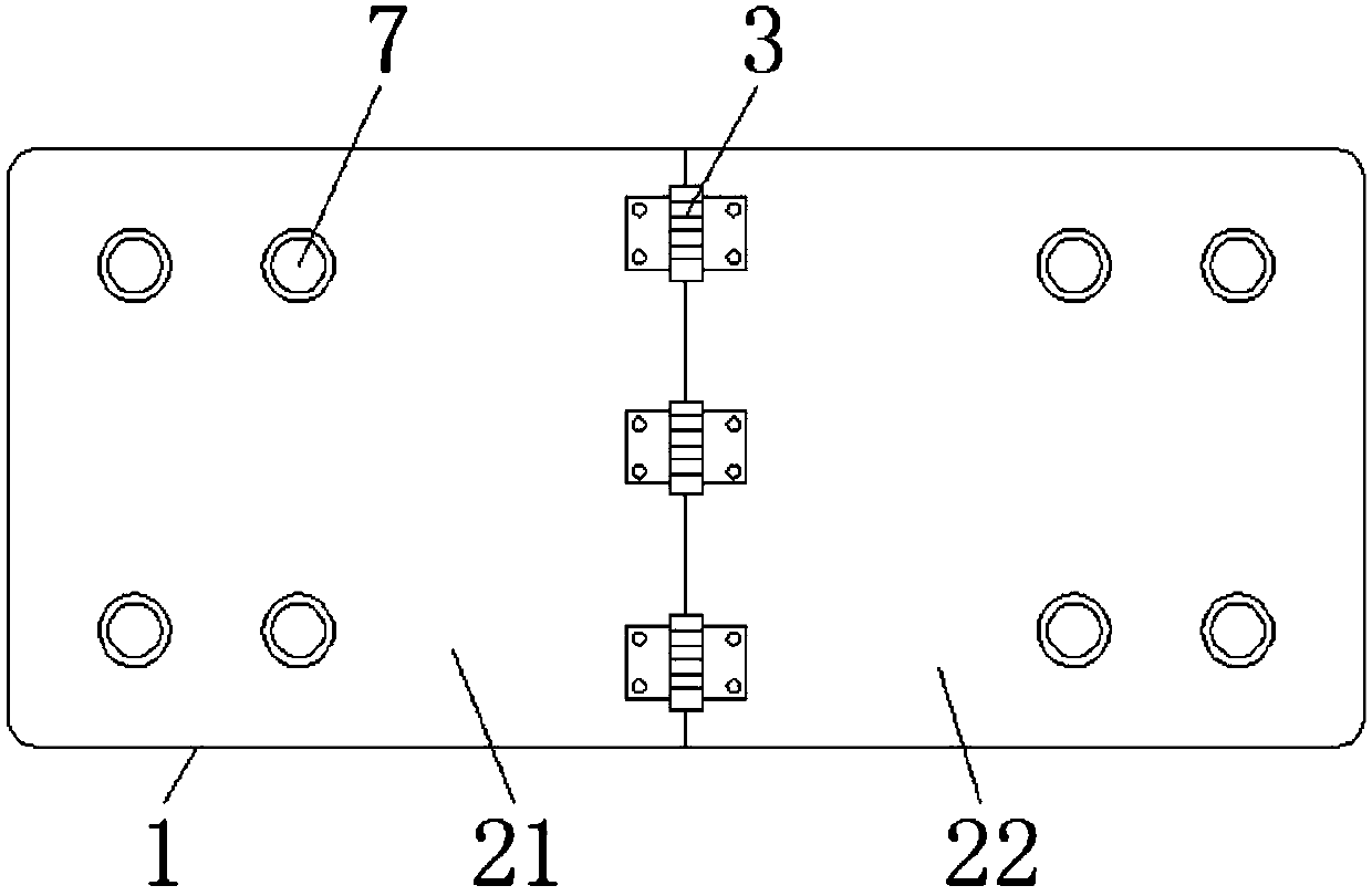 Detachable industrial 3D simulation machine tool structure with height capable of being adjusted conveniently