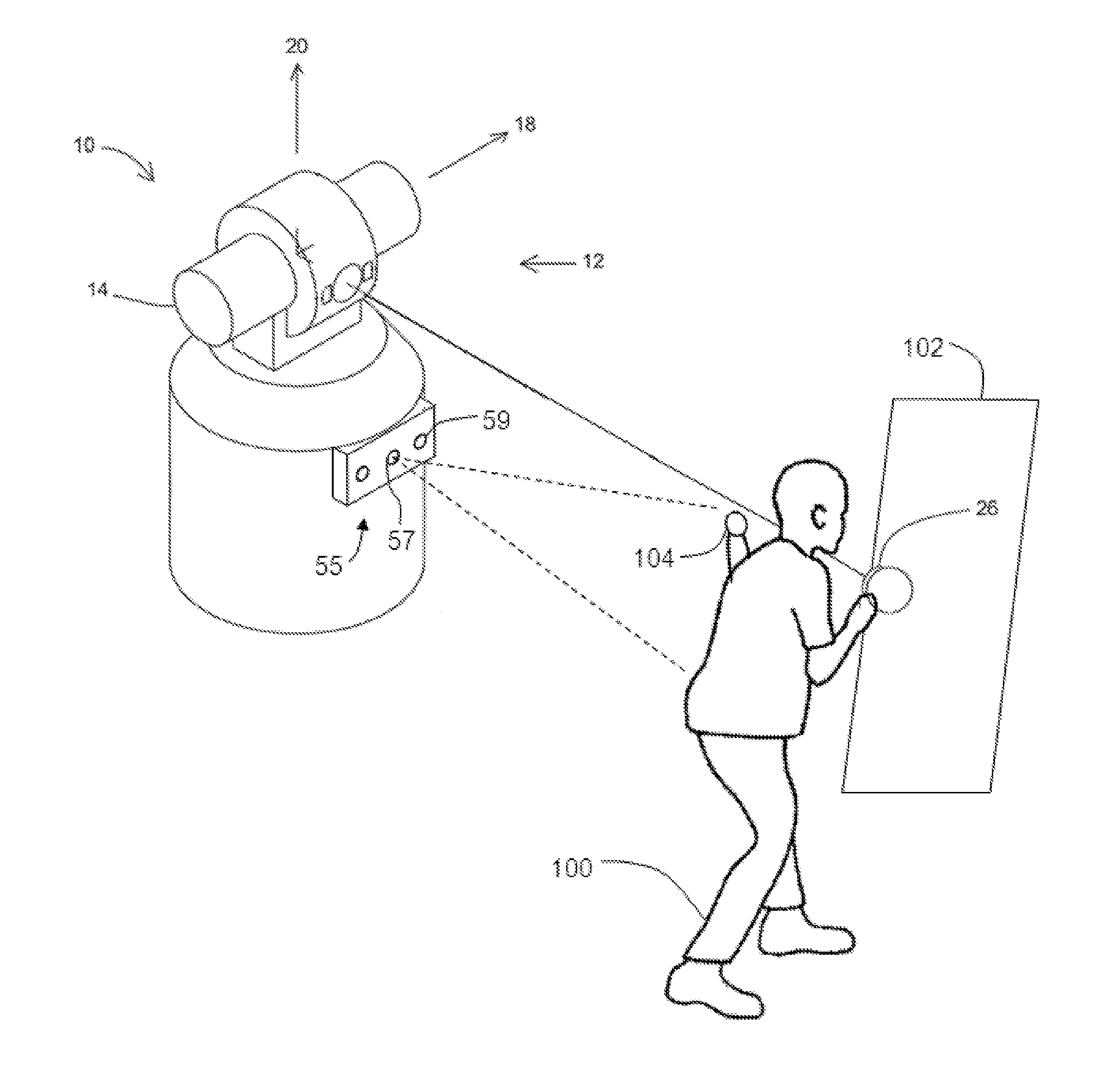 Method and apparatus for using gestures to control a laser tracker