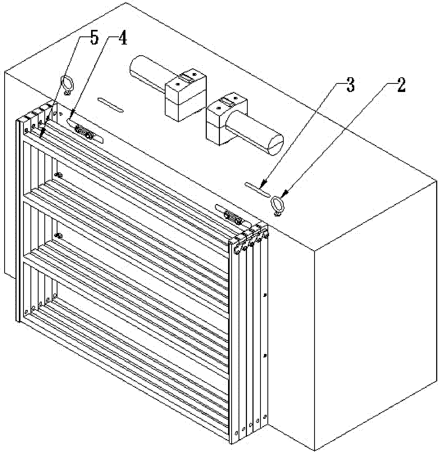 Adjustable high-rise escape device