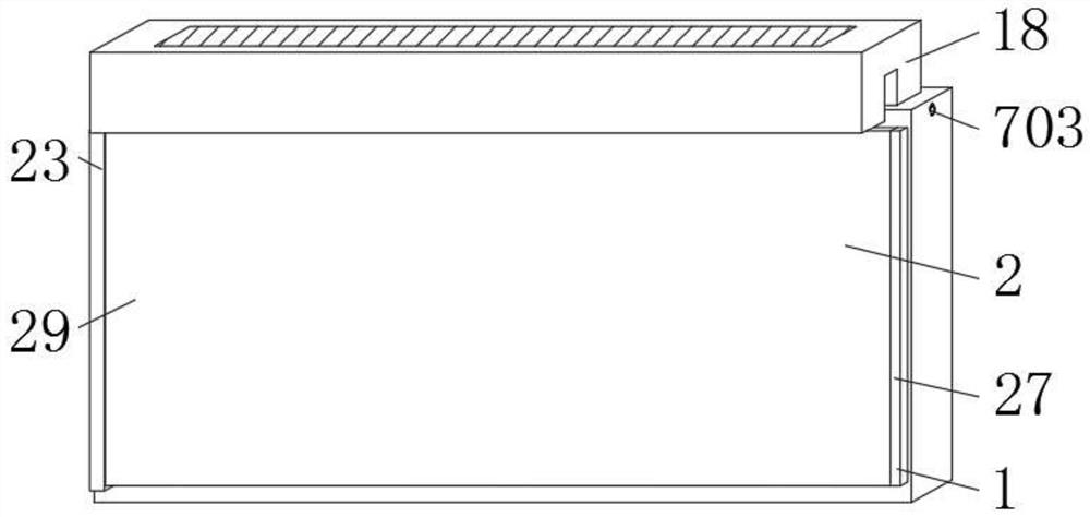 Internet-based indoor dustproof and anti-collision display screen