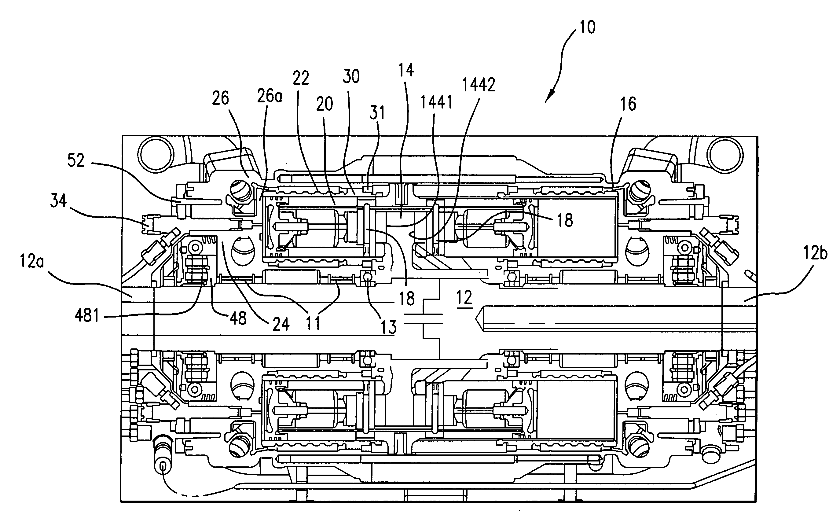 Barrel-type internal combustion engine