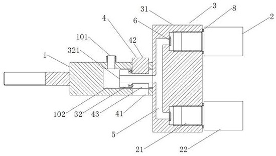 Tool cathode and clamping method for electrolytic machining of special-shaped cavity