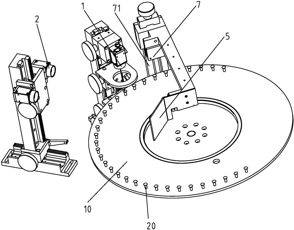 Imaging device for sorting machine