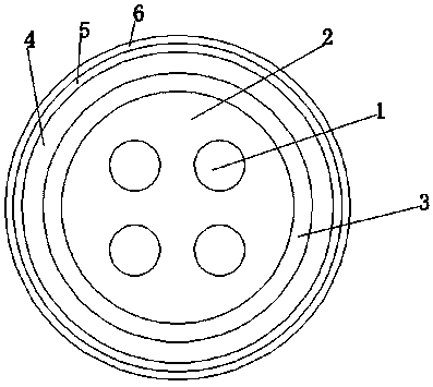 Ultra-long two-point entity armored-thermocouple