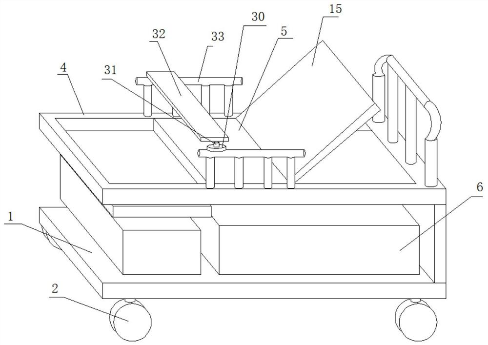 Surgical operation medical bed