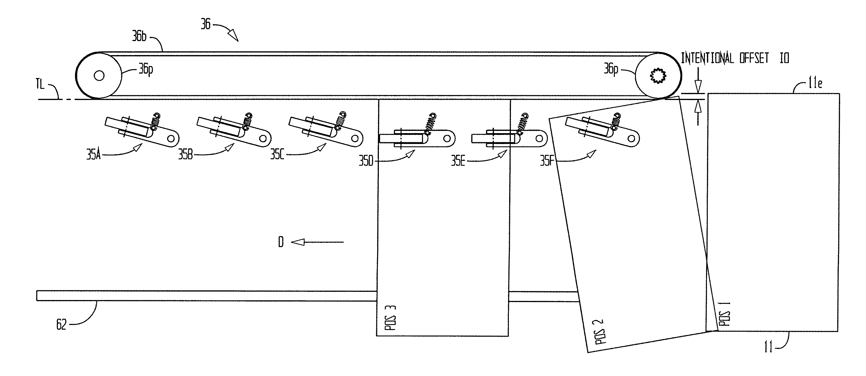 Method and apparatus for sheet and carton blank aligning using caster effect