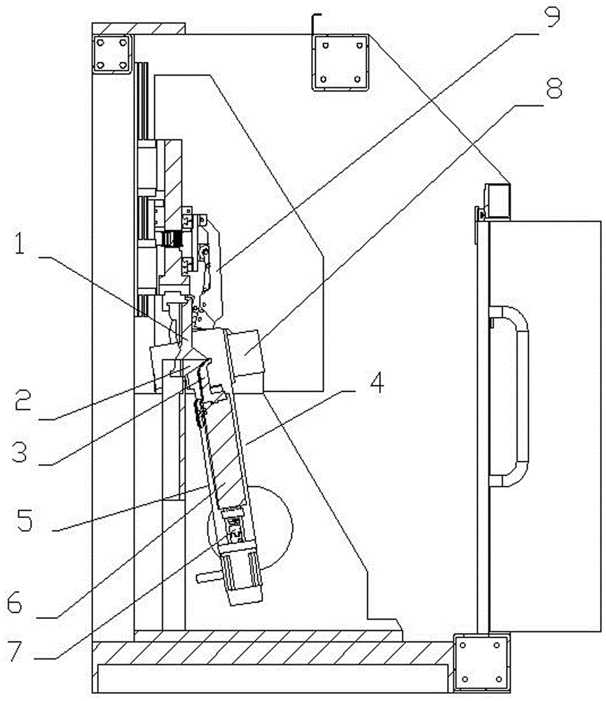 Bending platform for flexible bending center of boards