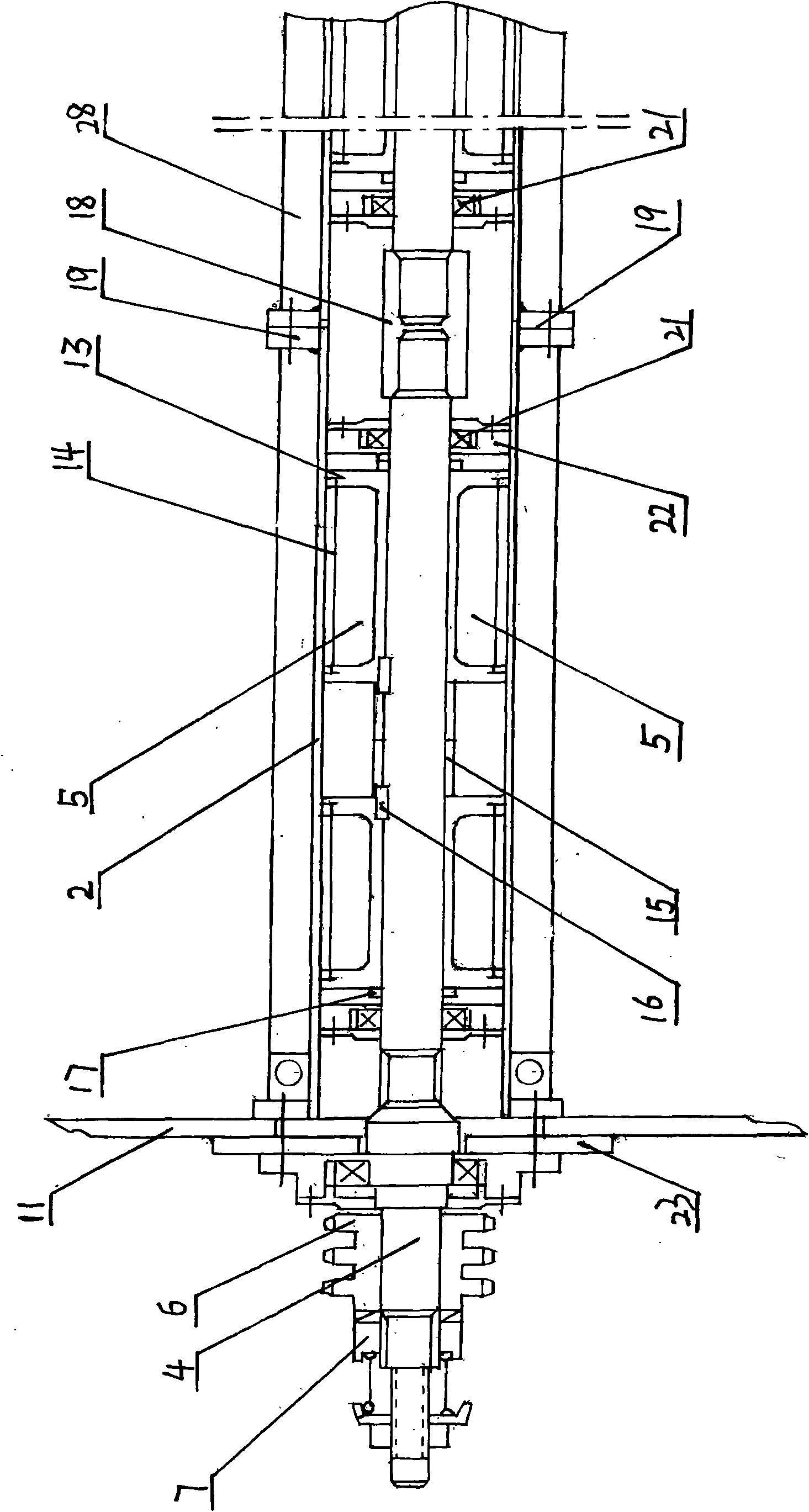 Chain coal burning boiler with automatic ash discharging device