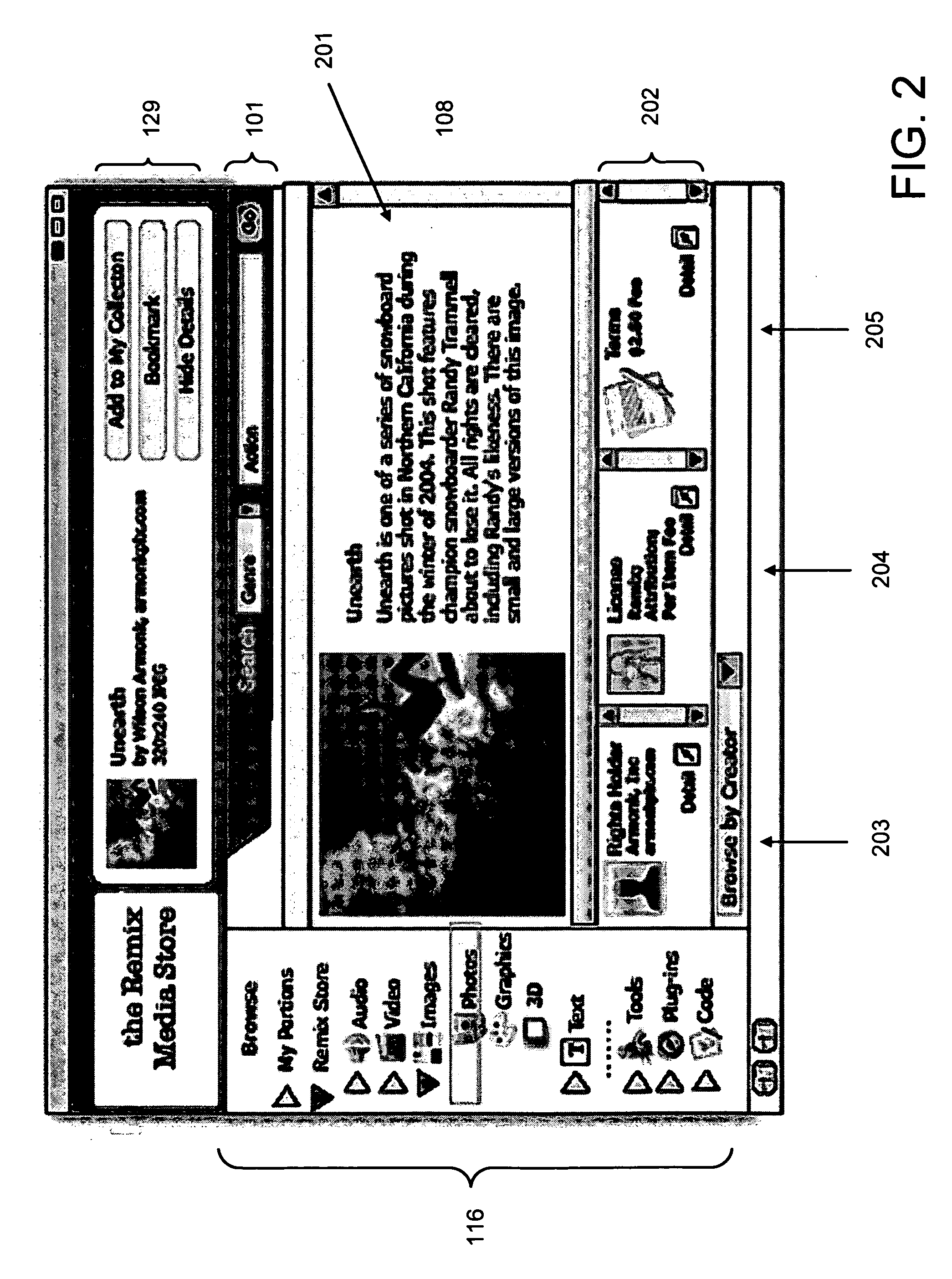 Method of searching for media item portions