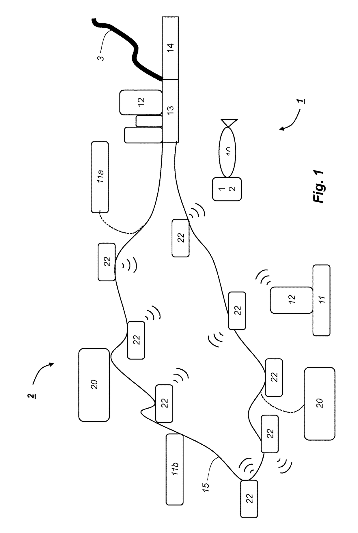 System and method for operating a subsea sensor field