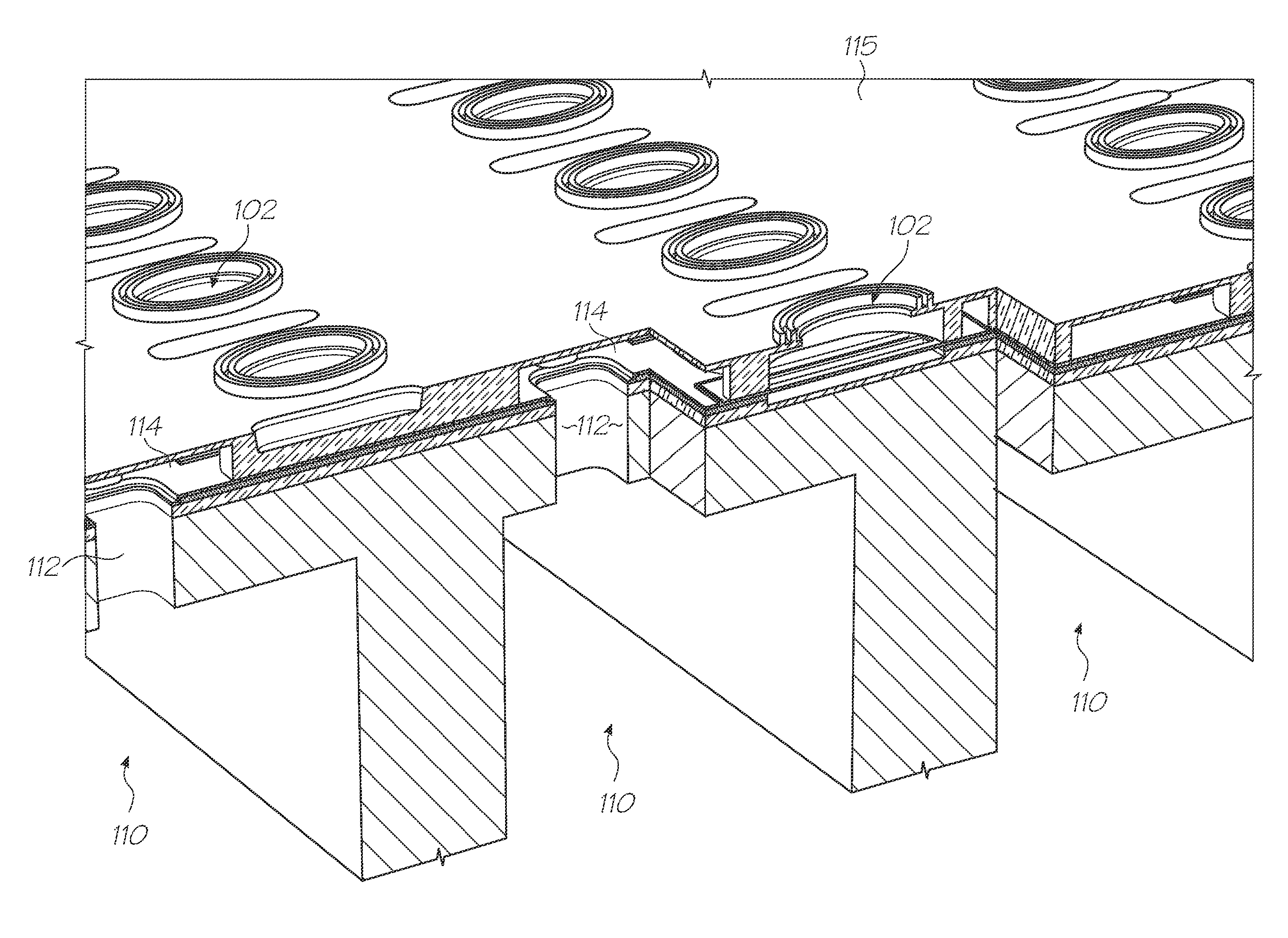 Method for hydrophilizing surfaces of ink pathway