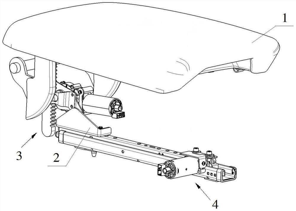 Auxiliary fascia console handrail, control method of auxiliary fascia console handrail and vehicle