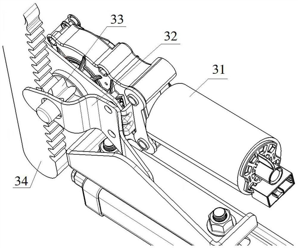 Auxiliary fascia console handrail, control method of auxiliary fascia console handrail and vehicle