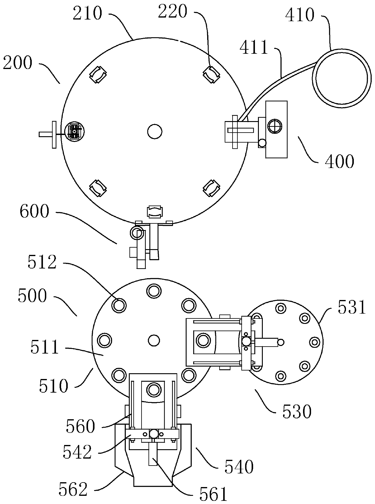 LED lamp automatic assembly system