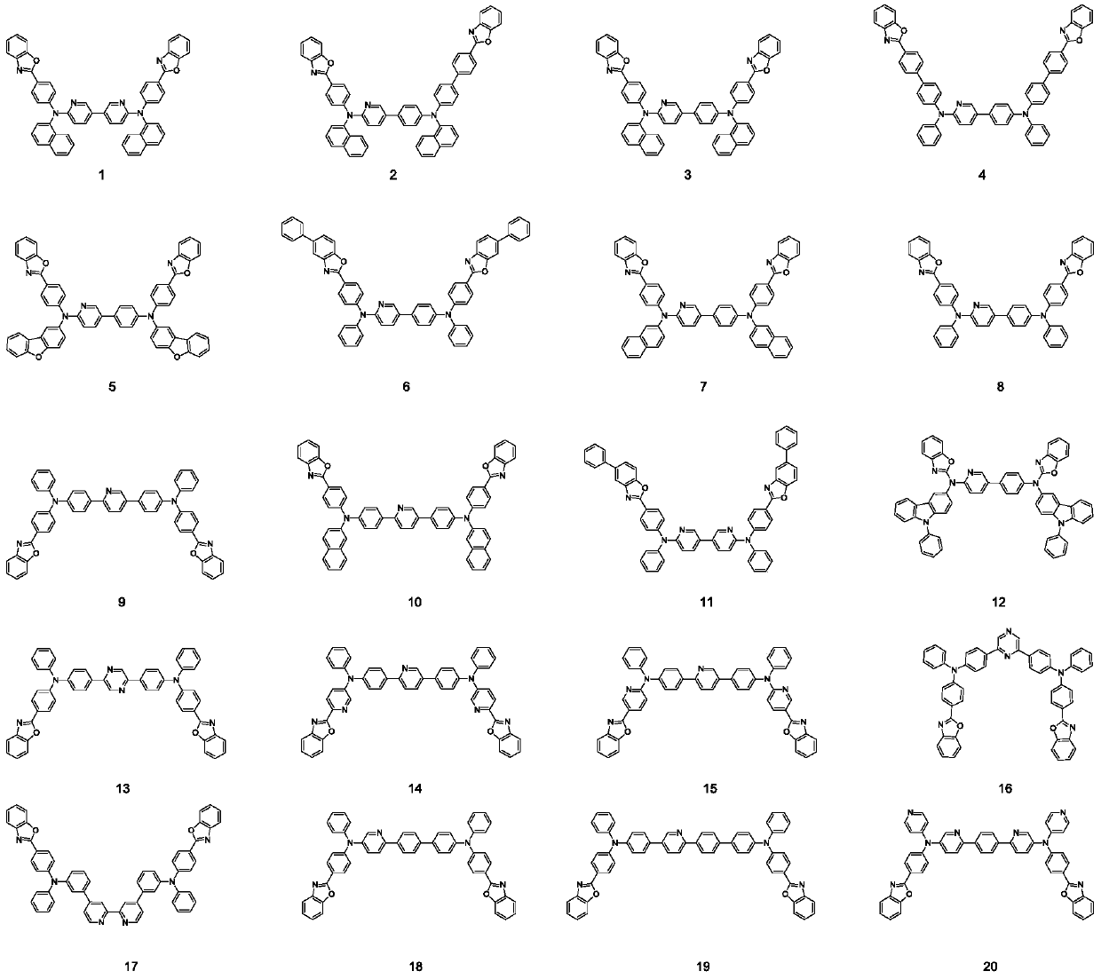 Aromatic amine compound and organic light-emitting device (OLED) containing compound