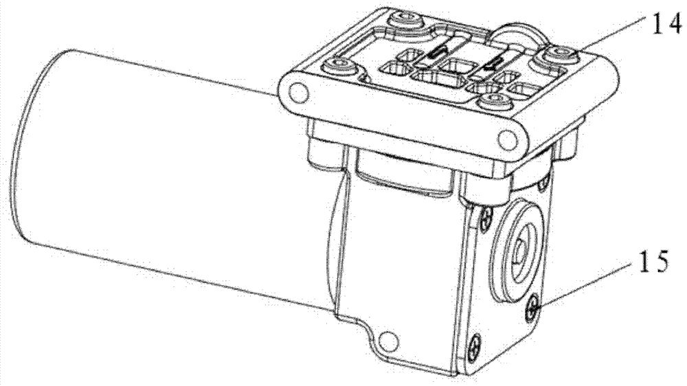 Urea pump for treating tail gas of diesel engine