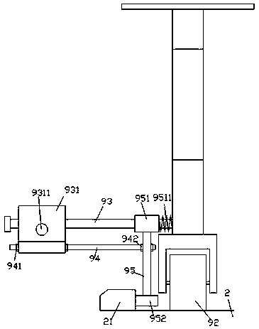 Curb stone used for garden roads and dust-reducing edge trimming device and using method thereof