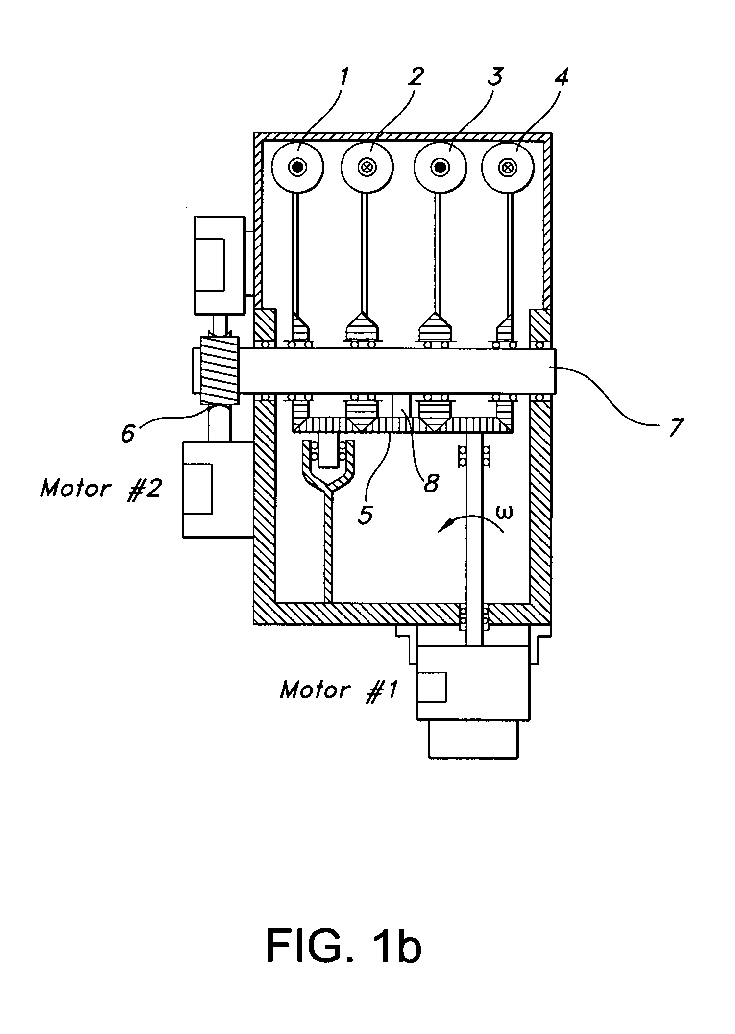 Actively controlled harmonic force generator