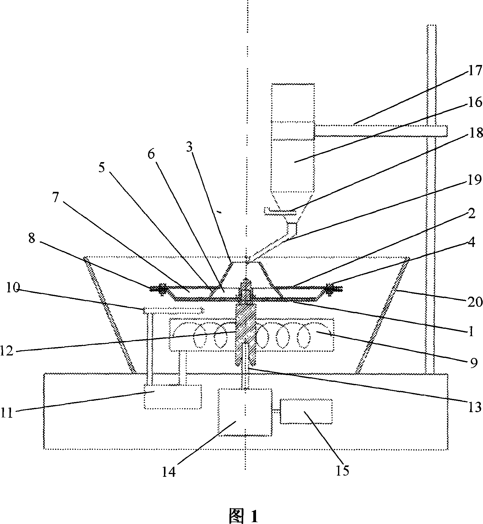 Device for producing nonwoven fabric with fused mass and solution centrifugal spinning