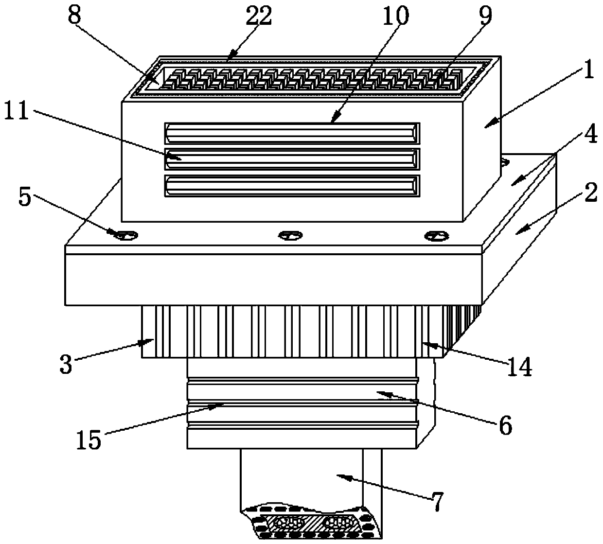 Weak current system wire connector