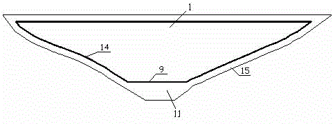 An improved hybrid dam suitable for tailings pond