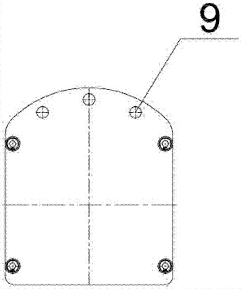 Single-phase box body power supply structure branched by three phases