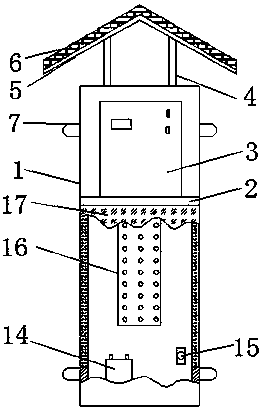 Novel battery car charging pile usable for street lamps