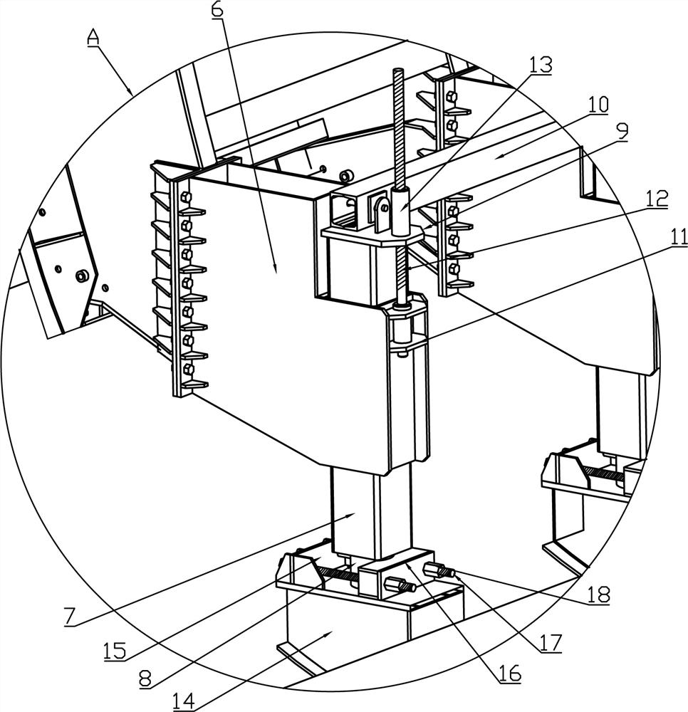 An arched self-supporting formwork for tunnel concrete construction and pouring