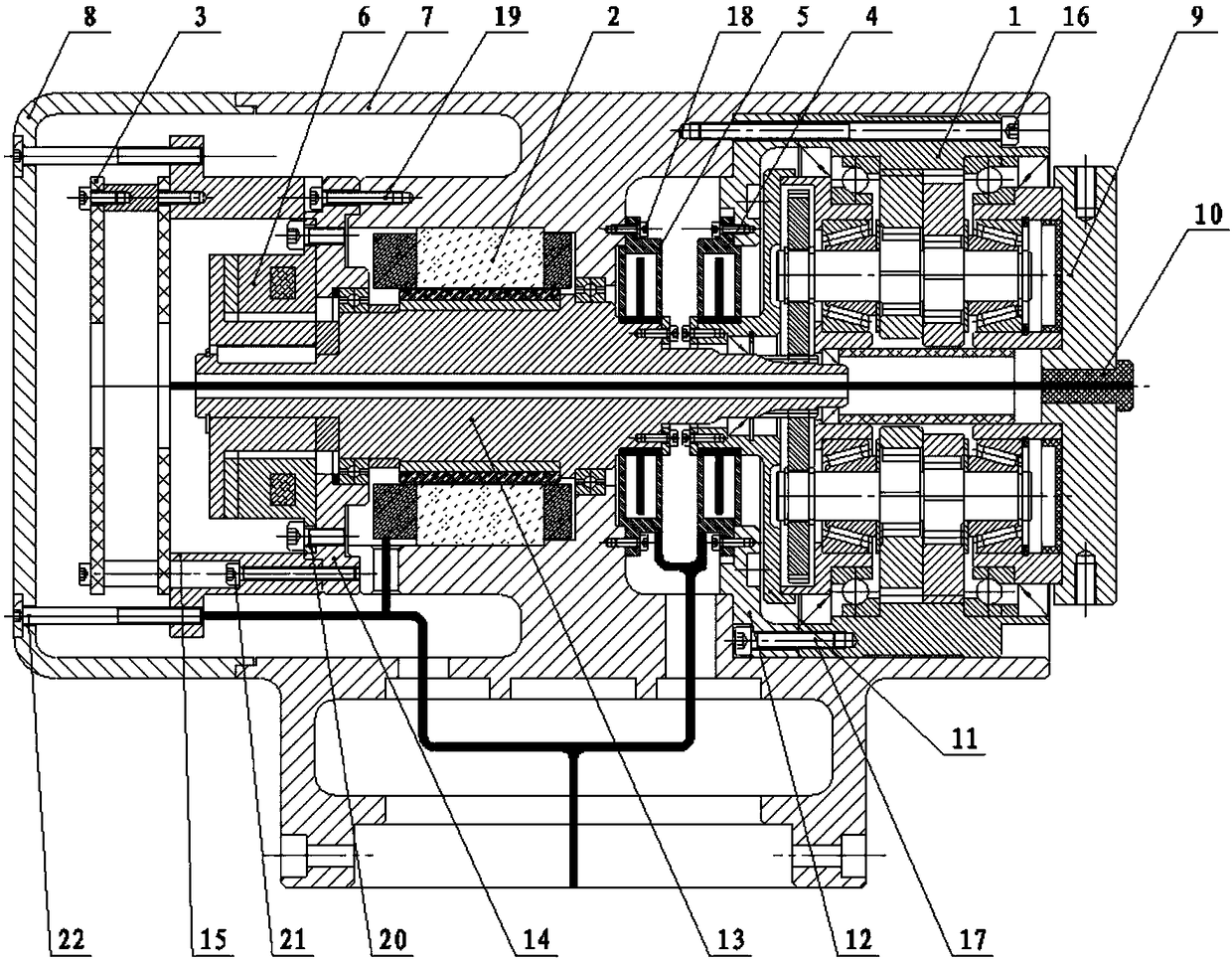 Integrated robot joint device