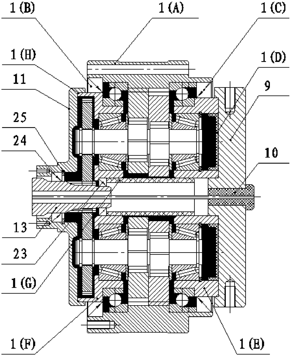 Integrated robot joint device