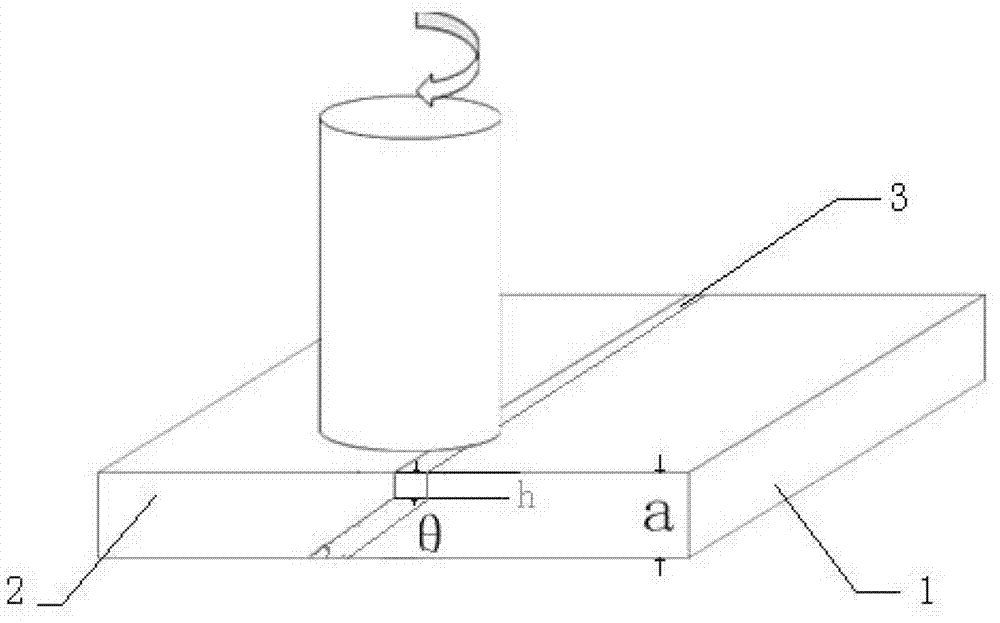 Stirring friction and transient liquid phase diffusion welding method for connection of dissimilar materials