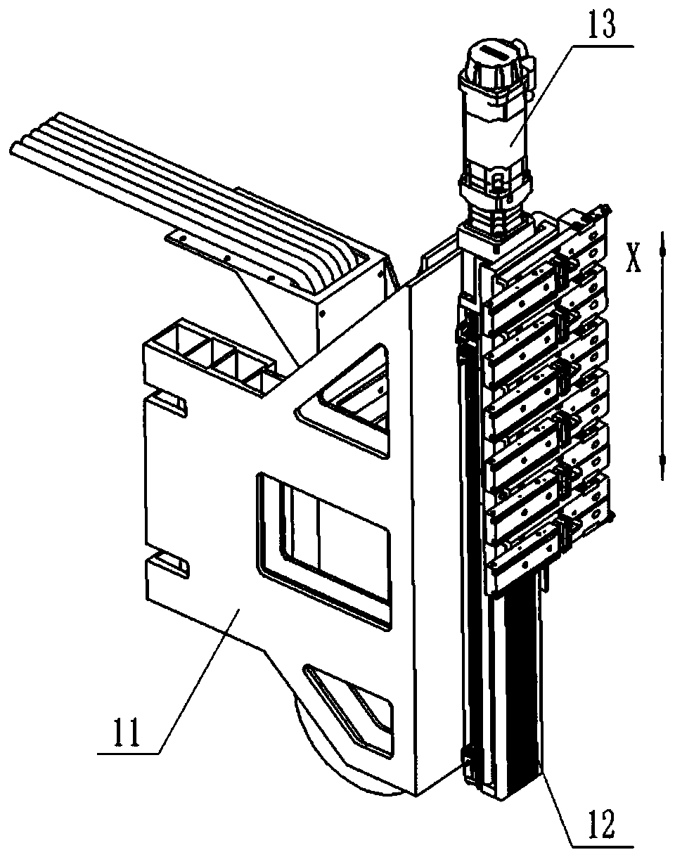 Automatic drilling and riveting actuating mechanism and method suitable for rocket cabin riveting