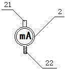 Lead and holder for withstand voltage test of high-voltage electrical equipment