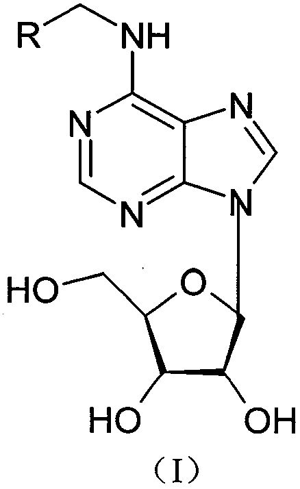 N&lt;6&gt;-substituted adenosine derivative, preparation method thereof, drug composition and application