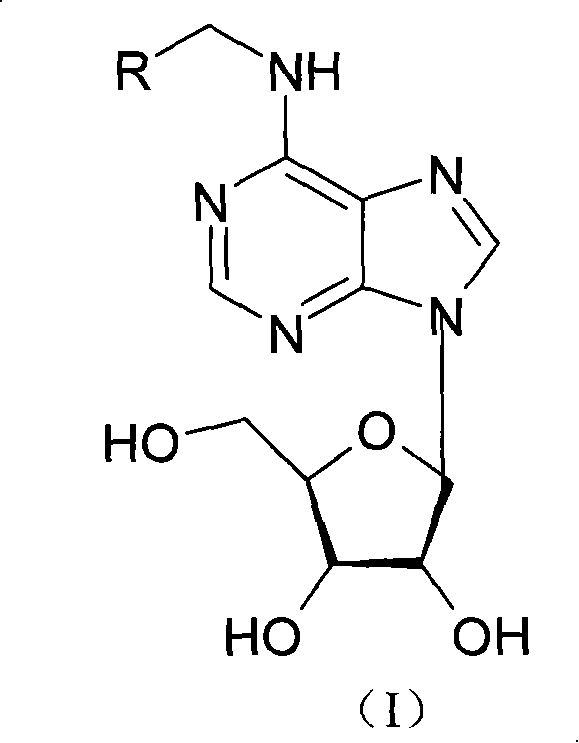 N&lt;6&gt;-substituted adenosine derivative, preparation method thereof, drug composition and application