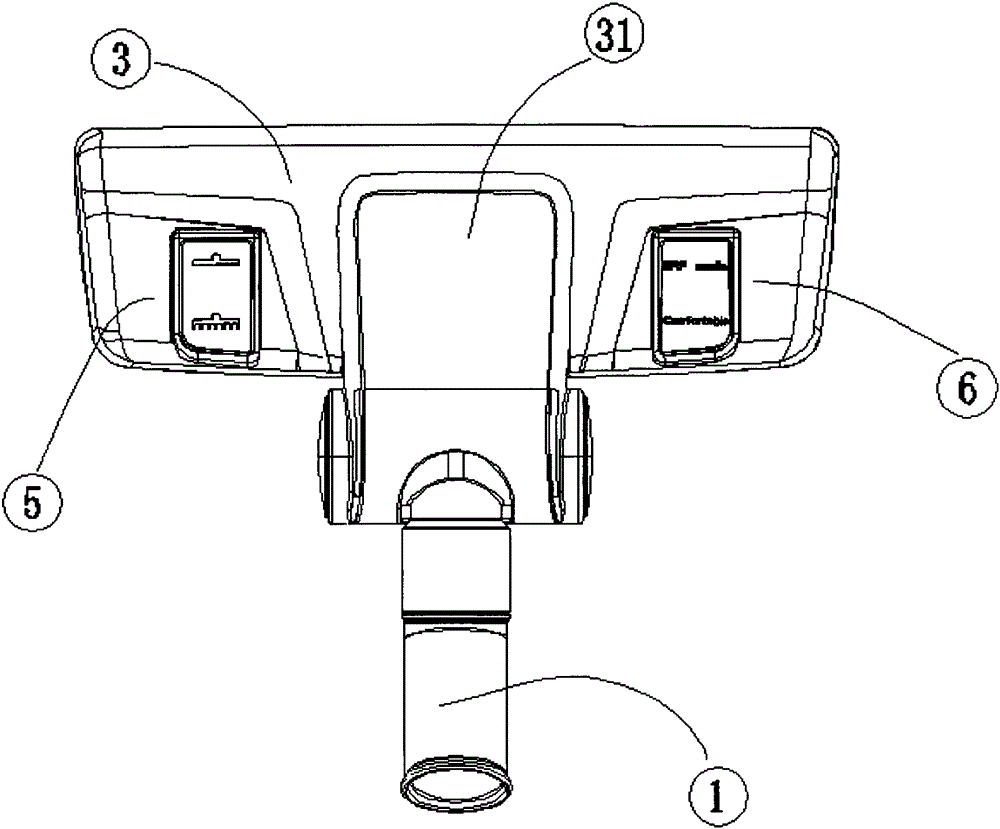 Multifunctional floor brush