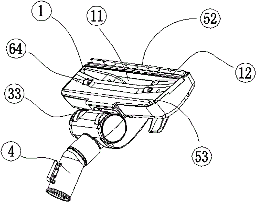 Multifunctional floor brush