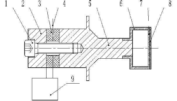 Large-power air coupling ultrasonic vibration transducer