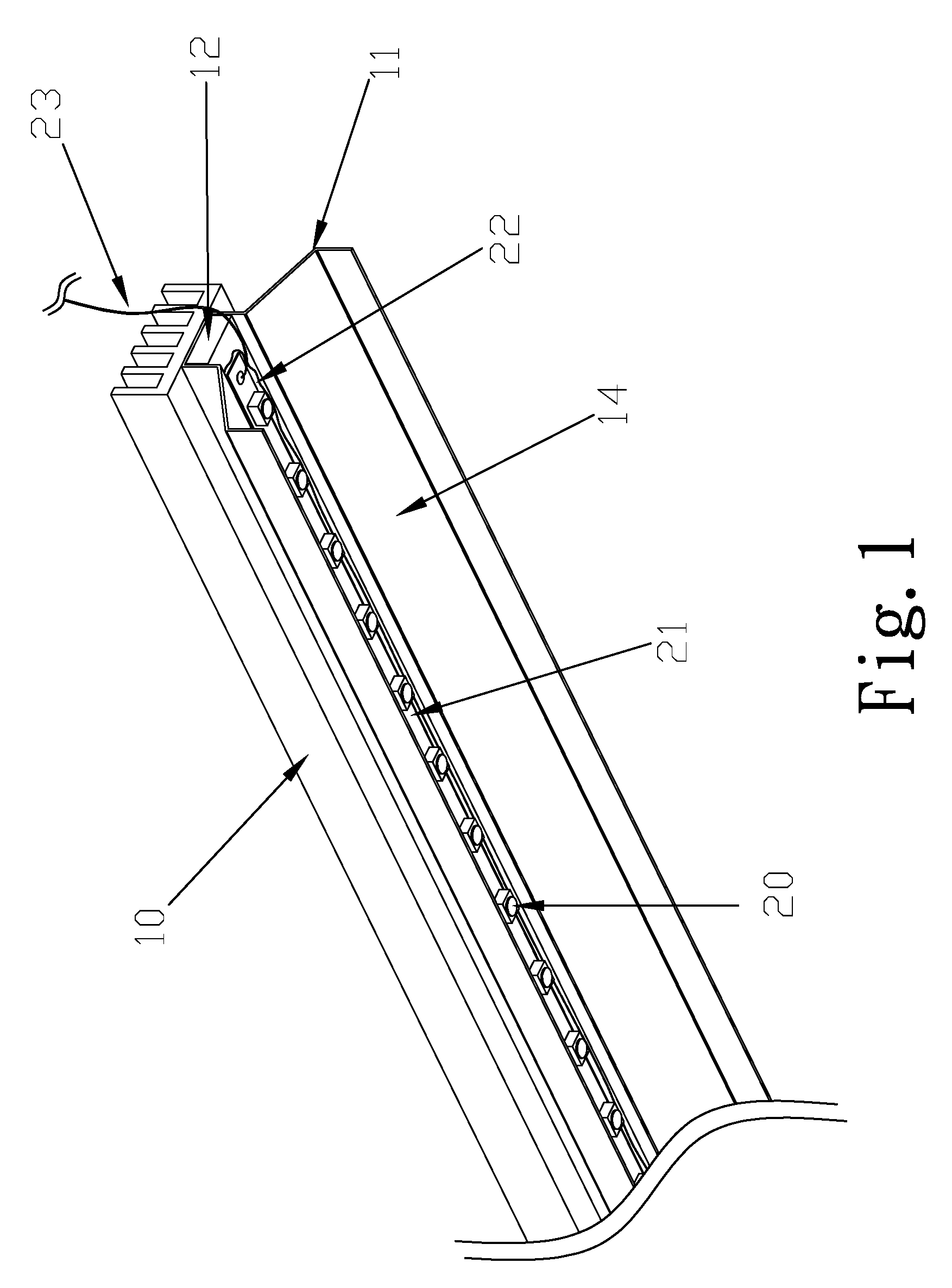 Stationary LED lamp