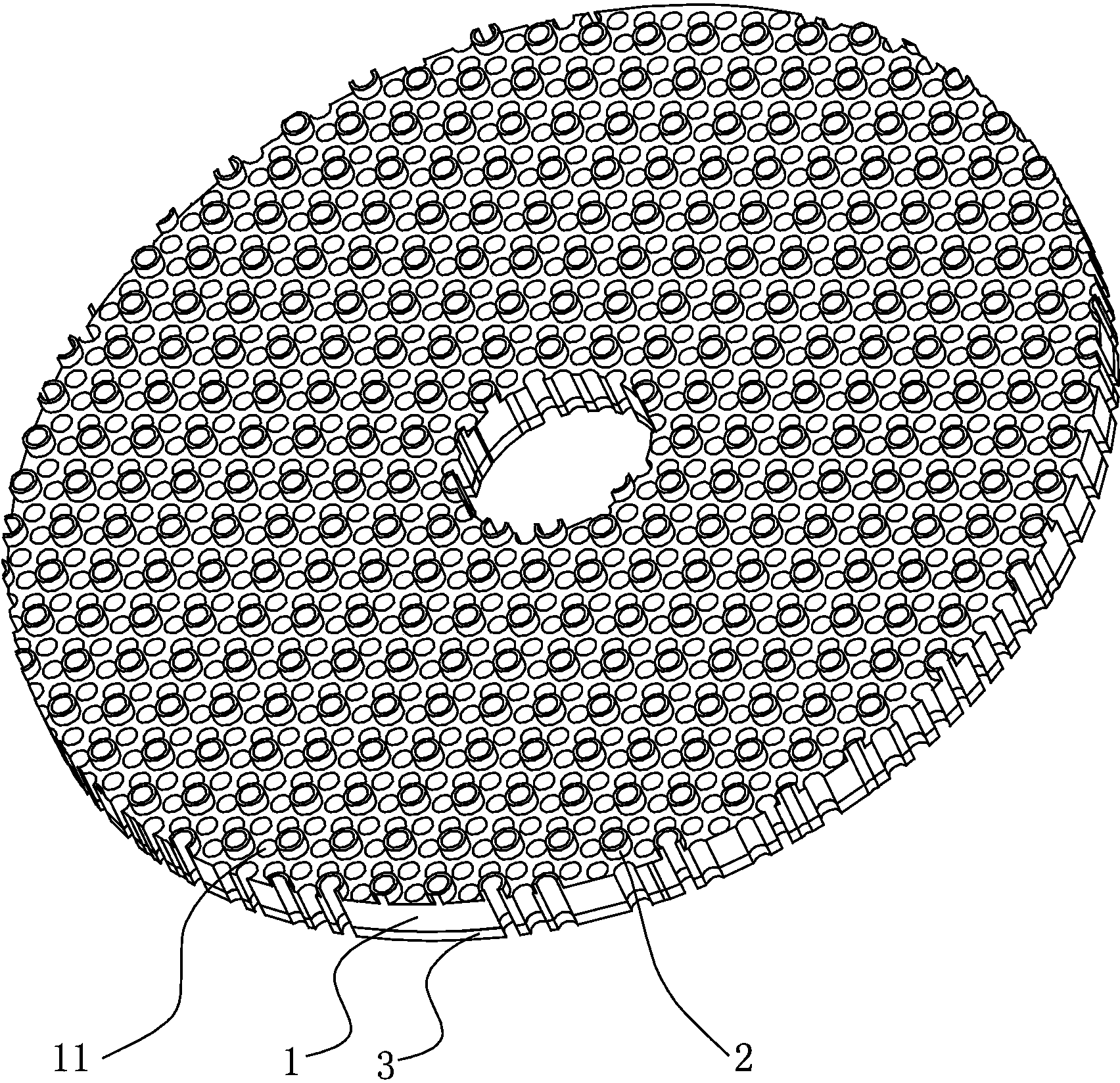 Radiator of infrared radiation gas stove