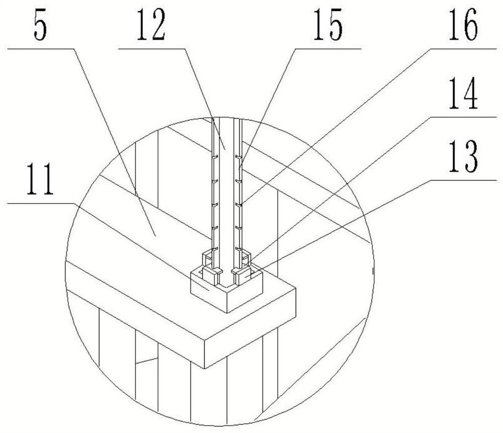 Novel scaffold for building construction and using method