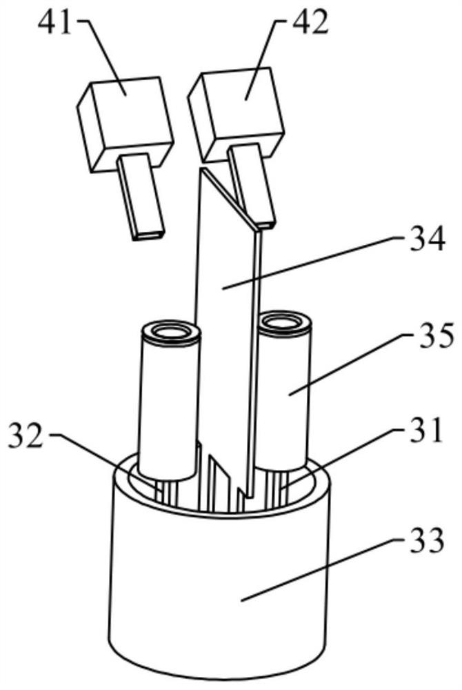 Evaporation source feeding device and evaporation source feeding method