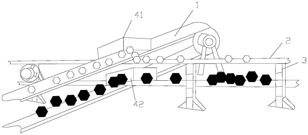 Two-way conveying equipment and application method thereof