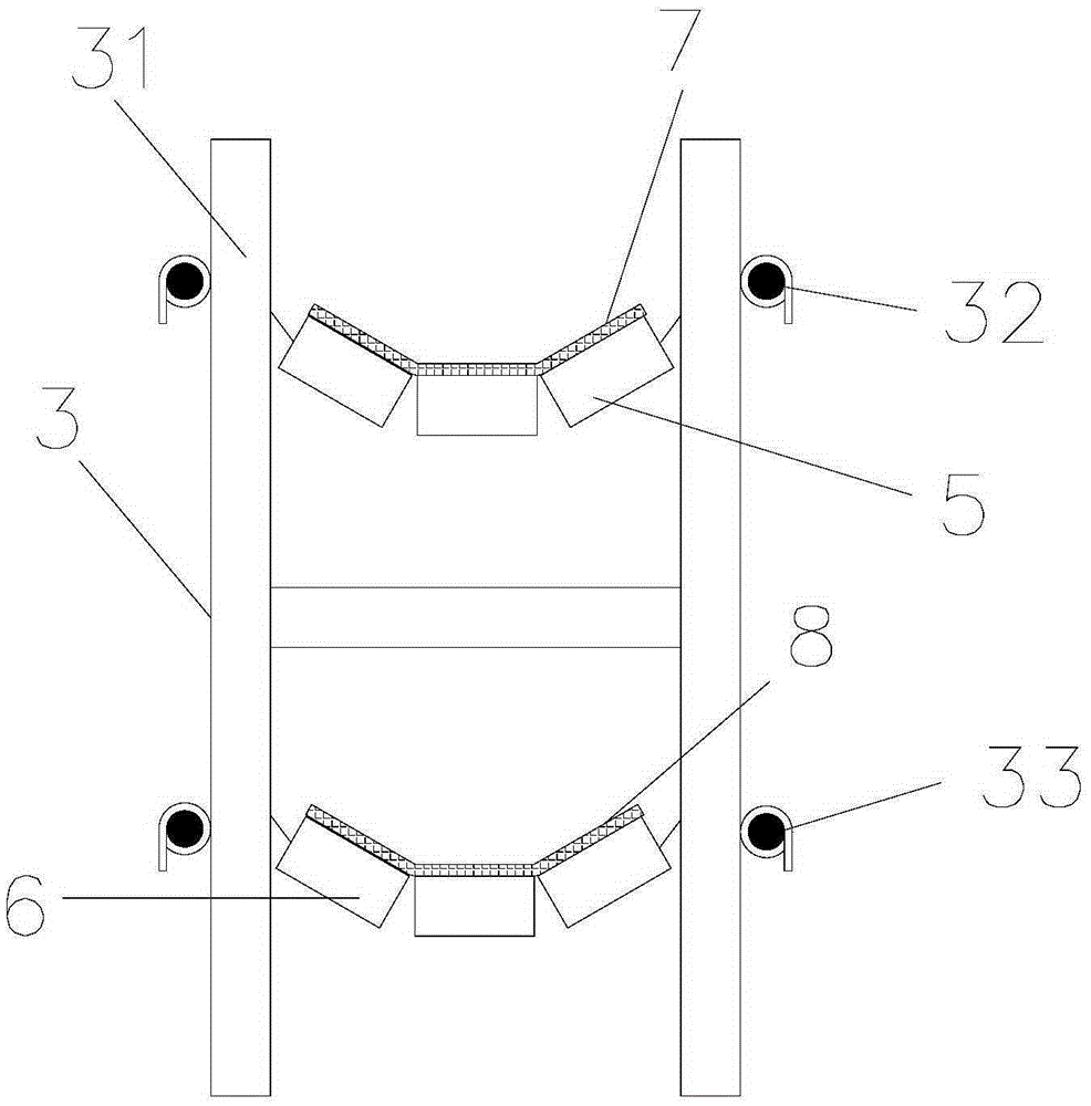 Two-way conveying equipment and application method thereof