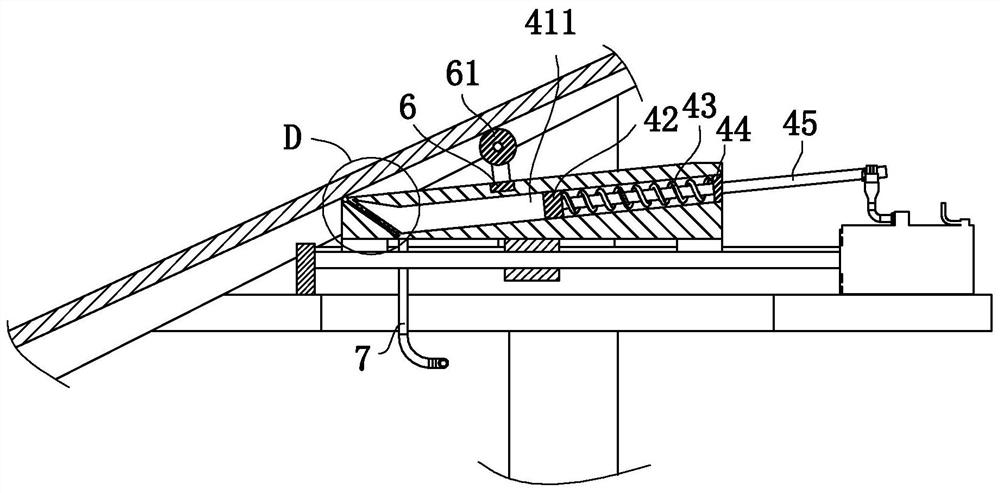 A kind of non-pressure storage bottle conveying equipment